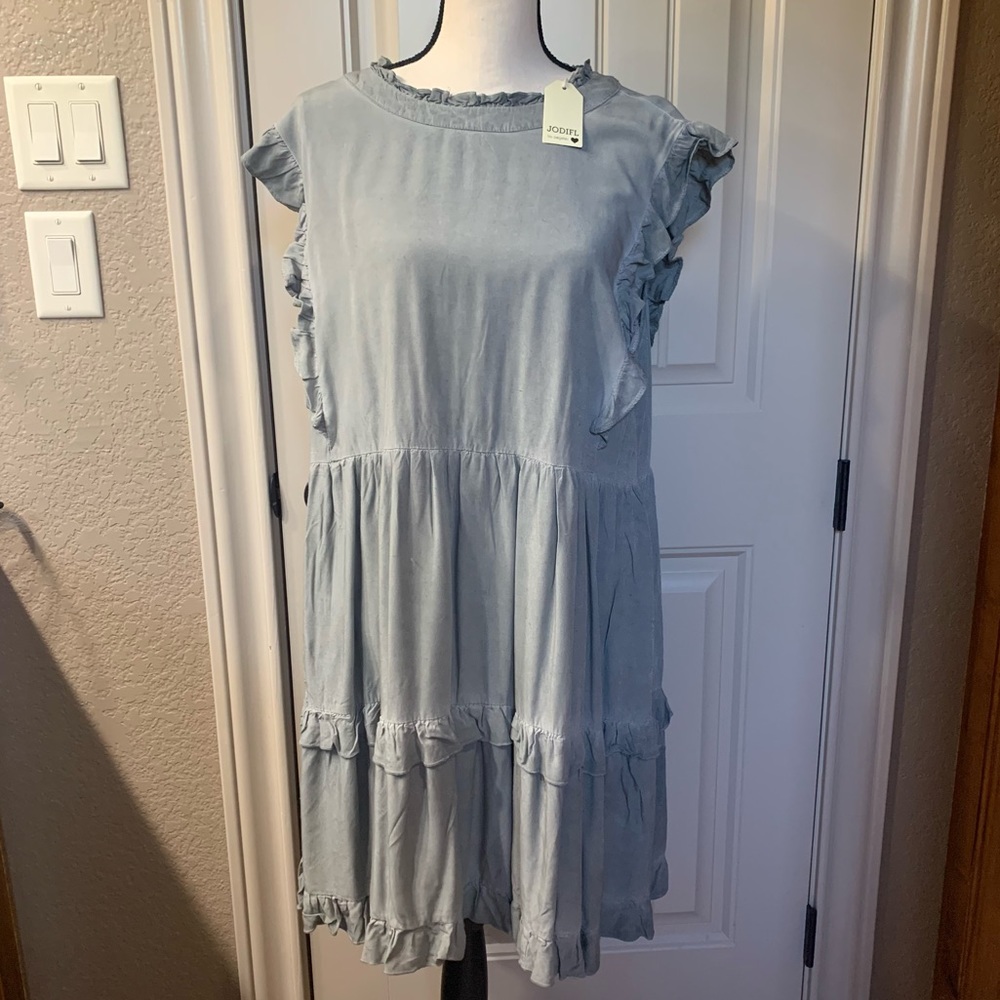 JODIFL Summer Dress, Sage Green, brand new with tags.